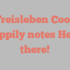 A Freisleben Cook L happily notes Hello there!