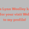 Abbie Lynn Woolley kindly asks for your visit Welcome to my profile!