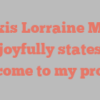 Alexis Lorraine Maas joyfully states Welcome to my profile!