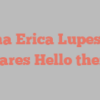 Ana Erica Lupescu shares Hello there!