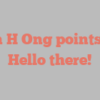 Ann H Ong points out Hello there!