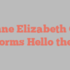 Anne Elizabeth Gil informs Hello there!