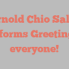 Arnold Chio Sales informs Greetings everyone!
