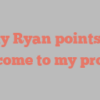 Betty  Ryan points out Welcome to my profile!