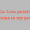Buu Le Lien points out Welcome to my profile!