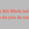 Chun Kit Shek informs How do you do today?