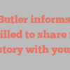 J D Butler informs I’m thrilled to share my story with you!
