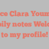 Janice Clara Youmans happily notes Welcome to my profile!