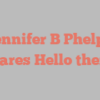 Jennifer B Phelps shares Hello there!