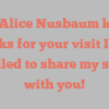 Julia Alice Nusbaum kindly asks for your visit I’m thrilled to share my story with you!