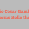 Julio Cesar Gamboa informs Hello there!