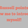 L C Russell points out Allow me to introduce myself!