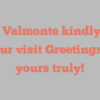 Leo L Valmonte kindly asks for your visit Greetings from yours truly!