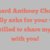 Richard Anthony Charles kindly asks for your visit I’m thrilled to share my story with you!