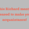 Sophie  Richard mentions Pleased to make your acquaintance!